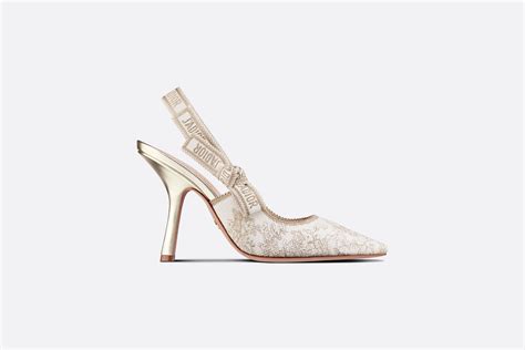 dior shoes white and gold|genuine dior heels.